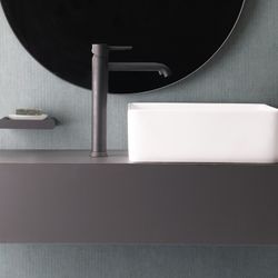 Monomando de lavabo Xl, modelo Odisea , negro mate