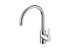 Monomando fregadera caño alto tubo Roca L20