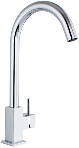 MONOMANDO FREGADERO CON CAÑO DE TUBO. CARTUCHO CERAMICO