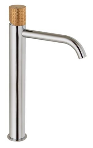 MONOMANDO DE LAVABO ALTO 33CM CON CARTUCHO CERAMICO