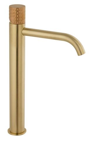 MONOMANDO DE LAVABO ALTO 33CM CON CARTUCHO CERAMICO