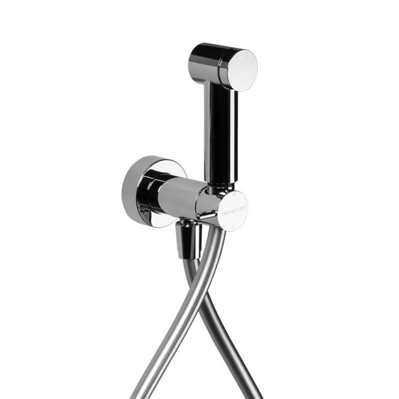 Monomando para wc cromado flexo plástico