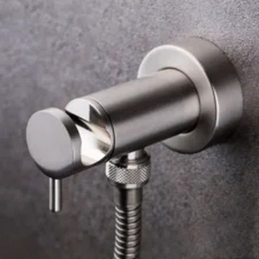 Monomando para wc inox satinado