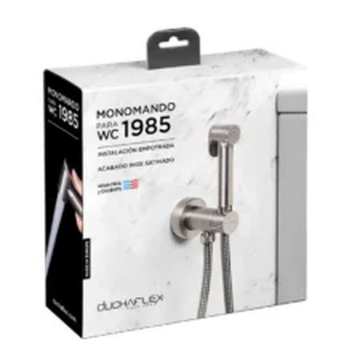 Monomando para wc inox satinado