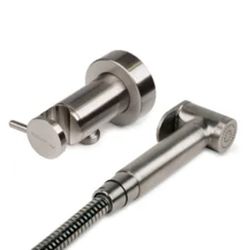 Monomando para wc inox satinado