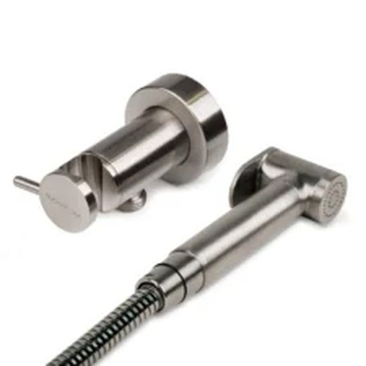 Monomando para wc inox satinado