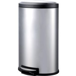 Papelera acero inoxidable satinado con pedal 32 L