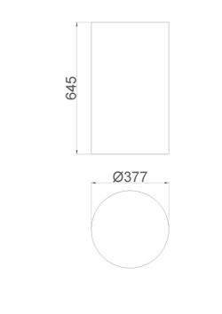 Papelera gran capacidad sin tapa - 80 litros