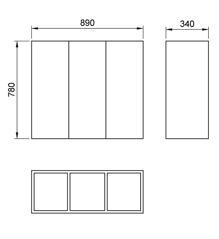 Papelera reciclaje 3*30 lts — Suministros online SUMICK, S.L.