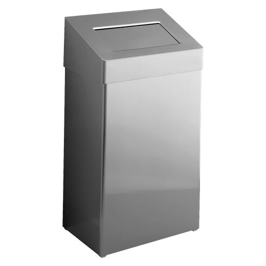 Papelera con tapa autoretorno de 50L