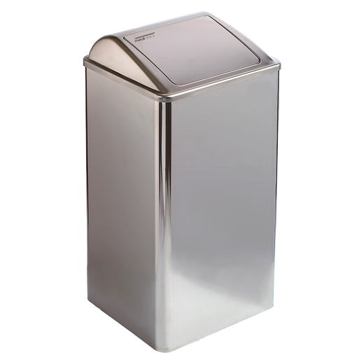 Papelera con tapa autoretorno de 65L