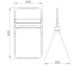 Portabobinas industrial suelo