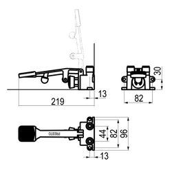 Presto 510 pedal un agua