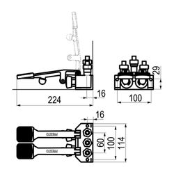 Presto 630 pedal