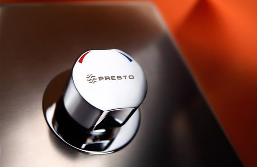 Presto Alpa 90 Arte E lux con válvula vaciado