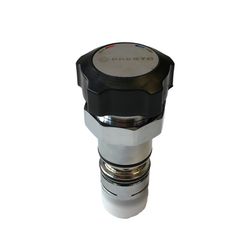 Presto Cabezal Alpa 80 empotrado negro