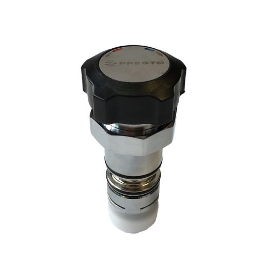Presto Cabezal Alpa 80 empotrado negro