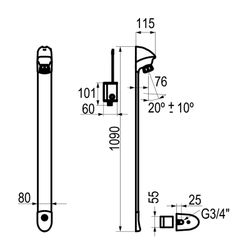 Presto DL 400 Sensia transformador (sin llaves de paso)