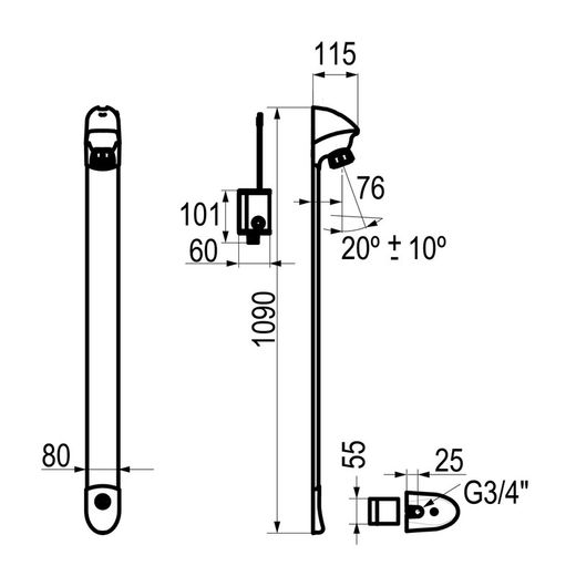 Presto DL 400 Sensia transformador (sin llaves de paso)