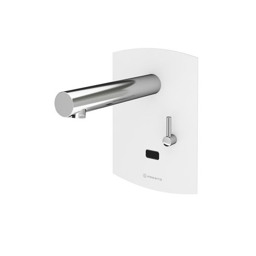 Presto Domo Sensia PM lavabo mural mezclador transformador blanco