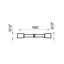 Presto flexible para grifo industrial Presto