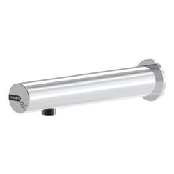 Presto Linea TC - L grifo electronico lavabo un agua mural pila con llaves de paso