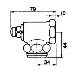 Presto Llave de paso escuadra