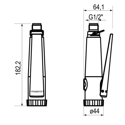 Presto Maneta para columna industrial