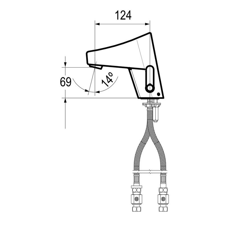 Presto New Touch mezclador negro pila