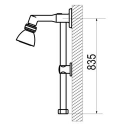 Presto Rociador orientable con tubo para Presto Alpa 80 y Presto Alpa 90