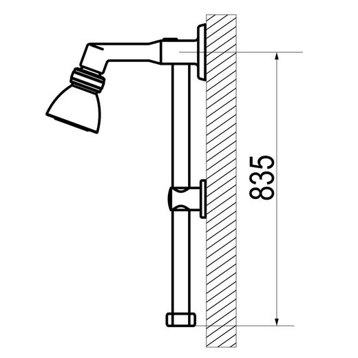 Presto Rociador orientable con tubo para Presto Alpa 80 y Presto Alpa 90