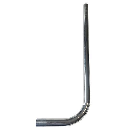Presto Tubo de descarga curvo 620x200 28 mm cromado