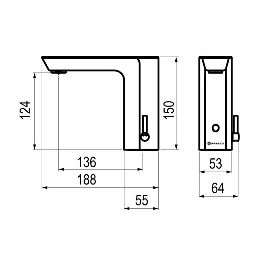 Presto XT Elec LM Pila Blanco