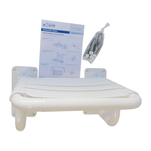 Asiento abatible mural nylon Presto Equip