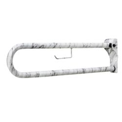 Barra de apoyo abatible 170 Luxcover mármol blanco Presto Equip