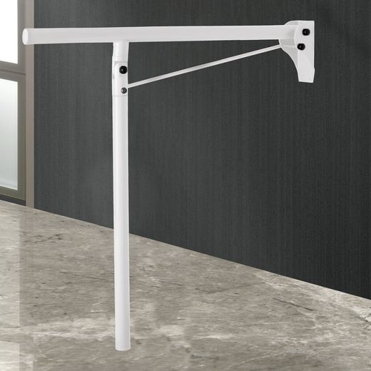 Barra de apoyo abatible mural-suelo nylon Presto Equip