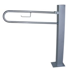 Barra de apoyo abatible suelo inox blanco Presto Equip