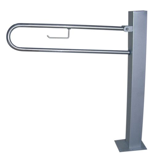 Barra de apoyo abatible suelo inox mate Presto Equip