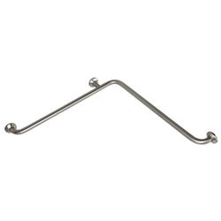 Barra de apoyo ángulo horizontal inox brillo Presto Equip