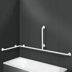 Barra de apoyo bañera en ángulo horizontal nylon Presto Equip