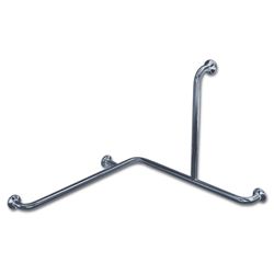 Barra de apoyo bañera horizontal inox blanco Presto Equip