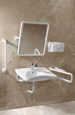 Barra de apoyo mural nylon 798 mm Presto Equip