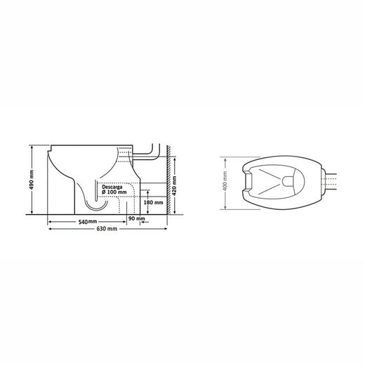 Inodoro Prestowash 700 Presto Equip