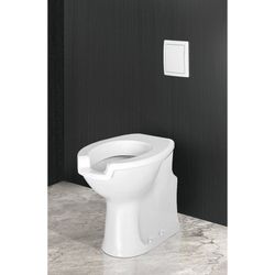 Inodoro Prestowash 720 fluxor blanco con asiento Presto Equip