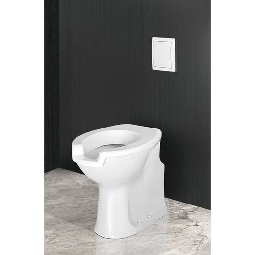Inodoro Prestowash 720 fluxor blanco con asiento Presto Equip