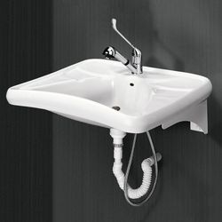 Lavabo fijo Prestosan 861 con grifo Presto Equip