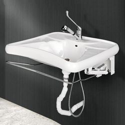 Lavabo inclinación neumática Prestosan 871 con grifo Presto Equip