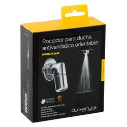 Rociador antivandálico orientable