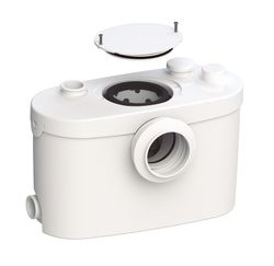 triturador y bomba que evacua las aguas de un baño completo.