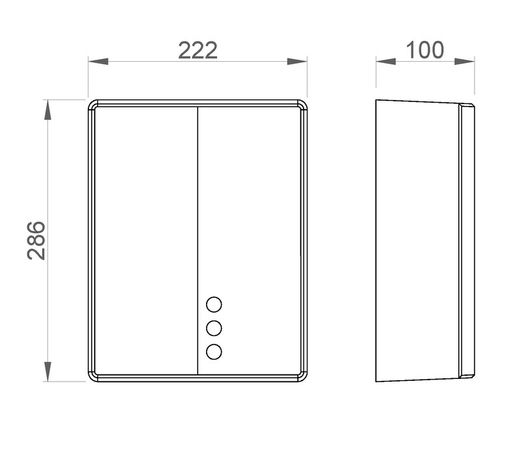 Secamanos BIGFLOW EVO carcasa ABS blanco